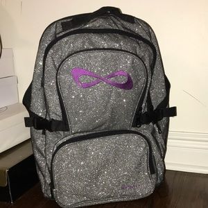 -NEW- NFINITY SPARKLE BACKPACK (PURPLE LOGO)